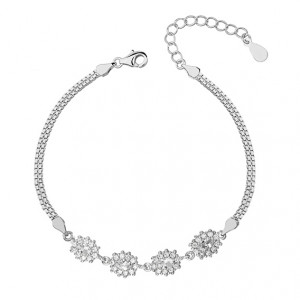 Bratara argint cu pietre DiAmanti Z1099B1_W-DIA (Argint 925‰ 4,9 g.)